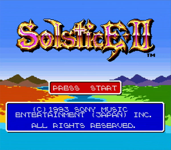 スーパーファミコンソフト ソルスティス2-